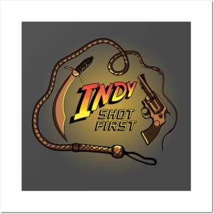 Indy Shot First Posters and Art